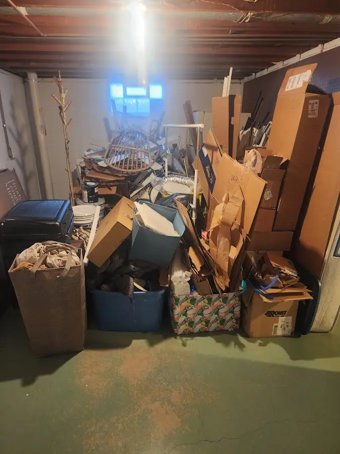 Roll-off dumpster container at job site for Construction Dumpster Rental in Arden Hills